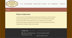 Desktop Screenshot of newburghhousingauthority.org